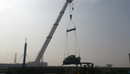 吊車高空吊掛-住華科技頂樓冰水機搬運工程
