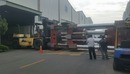 吊車起重機吊掛加堆高機搬運-射出成型機機件搬運及吊運工程（重量150T)
